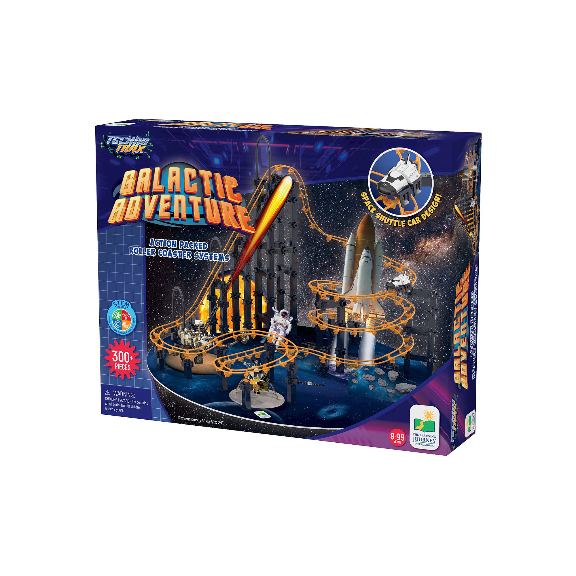 The Learning Journey Techno Trax - Galactic Adventure: 300-Piece Building T