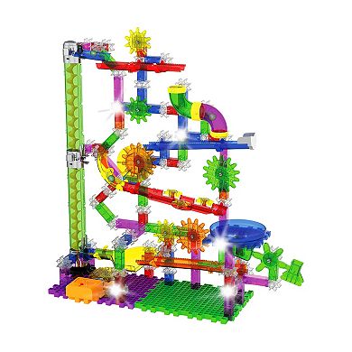 The Learning Journey Techno Gears Marble Mania - Extreme Glo: 200-Piece Building Toy
