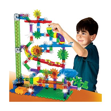The Learning Journey Techno Gears Marble Mania - Extreme Glo: 200-Piece Building Toy