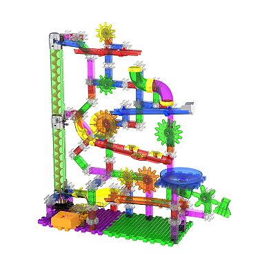 The Learning Journey Techno Gears Marble Mania - Extreme Glo: 200-Piece Building Toy