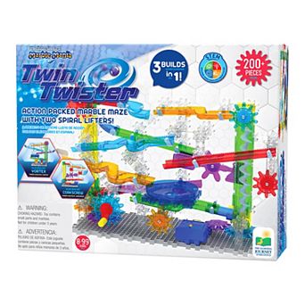 The Learning Journey Techno Gears Marble Mania - Twin Twister: 200 pc Building Toy