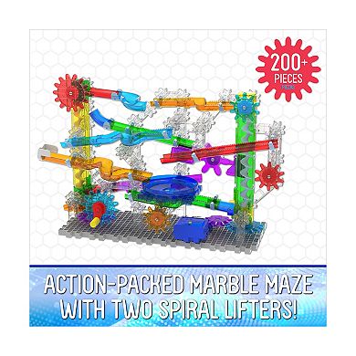 The Learning Journey Techno Gears Marble Mania - Twin Twister: 200-Piece Building Toy