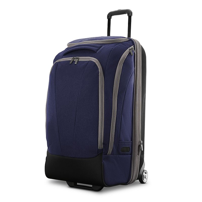 Samsonite Mother Lode Softside Carry-On Wheeled Duffel Bag, Brushed Blue