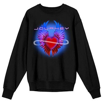 Juniors' Journey Heart Long Sleeve Graphic T-Shirt