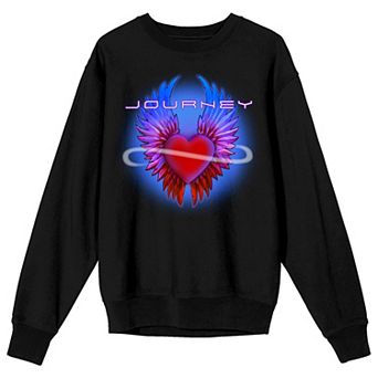 Juniors' Journey Heart Long Sleeve Graphic T-Shirt