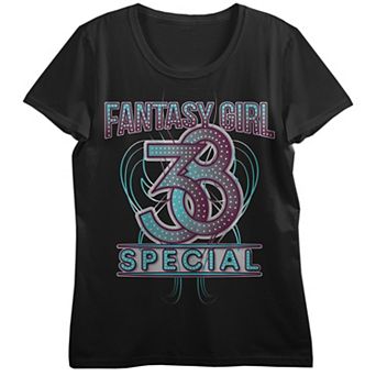 Juniors' Special Fantasy Girl Short Sleeve Graphic T-Shirt