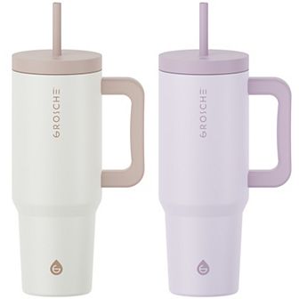 GROSCHE ASPEN 40-oz. Insulated Tumbler with Handle 2 pk