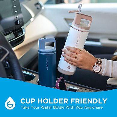 GROSCHE ALPINE Flip 'N Sip 20-oz. and 40-oz. Insulated Water Bottle With Straw 2-pk.