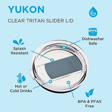 GROSCHE YUKON Stainless Steel Coffee Tumbler with Slider Lid 2-pk.