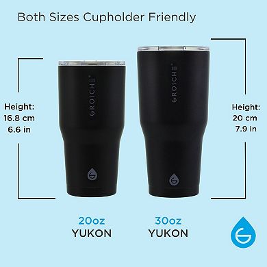 GROSCHE YUKON Stainless Steel Coffee Tumbler with Slider Lid 2-pk.