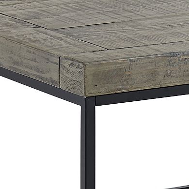 Alaterre Furniture Industrial Modern Coffee Table