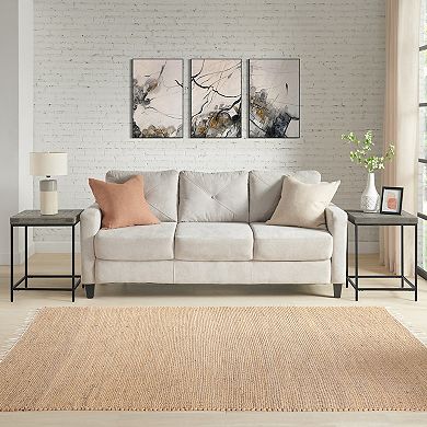 Alaterre Furniture Industrial Modern End Table - Gray