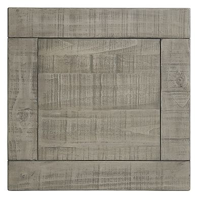 Alaterre Furniture Industrial Modern End Table - Gray