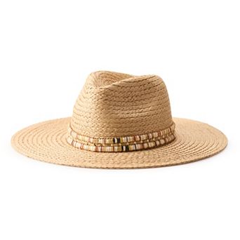 Women's Sonoma Goods For Life® Lux Spectrum Shine Trim Panama Hat