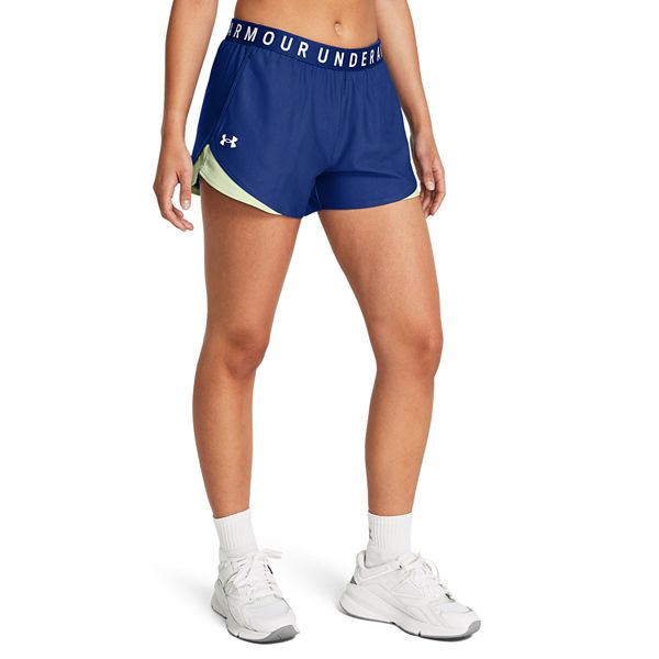 Women's Under Armour Play Up 3.0 Shorts - Tech Blue (LARGE)