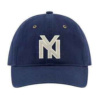 Men's Blue Marlin NY Black Yankees Baseball Hat