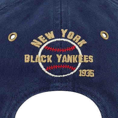 Men's Blue Marlin NY Black Yankees Baseball Hat