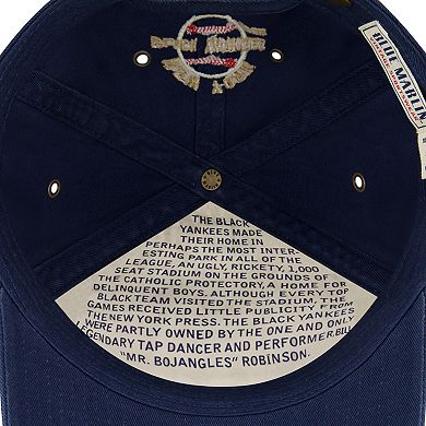 Men's Blue Marlin NY Black Yankees Baseball Hat