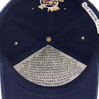 Men's Blue Marlin St. Louis Stars Baseball Cap - Vintage Negro League Tribute