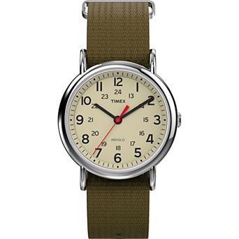 Timex® Unisex Weekender Fabric Strap Watch - T2N651JT