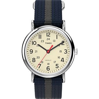 Timex® Unisex Weekender Fabric Strap Watch - T2N654JT