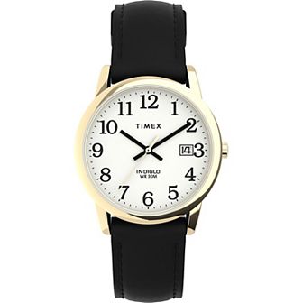 Timex® Easy Reader® Men's Leather Strap Watch - T2H291JT
