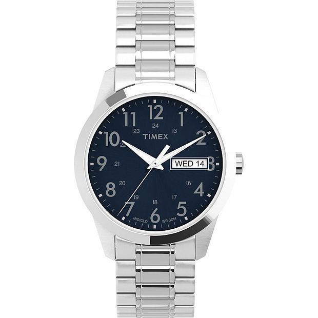 Timex® Men's Stainless Steel Expansion Band Watch - T2M9339J