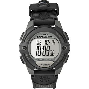 Timex® Men's Expedition Chronograph-Alarm-Timer Resin Strap Digital Watch - T40941JT