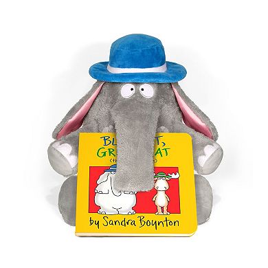Kohl's Cares® Blue Hat Green Hat Elephant Plush Toy and Book Bundle