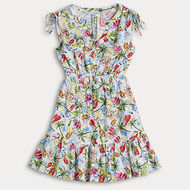 Women's Sonoma Goods For Life® Tie Shoulder Henley Dress