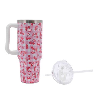 たぬき 希少 The Big One® Cherry Gingham Travel Mug ヨガ・ピラティス