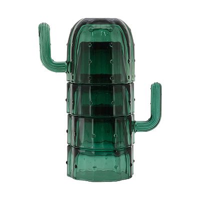 The Big One 4-pc. Cactus Glass Stacking Cup Set