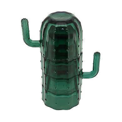 The Big One® 4-pc. Cactus Glass Stacking Cup Set