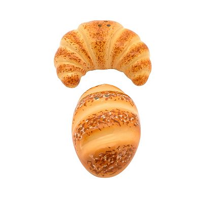 The Big One® Loaf & Croissant Salt and Pepper Shaker Set