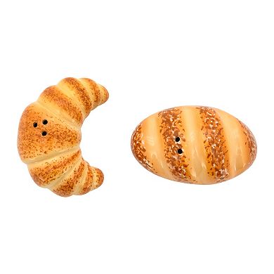 The Big One® Loaf & Croissant Salt and Pepper Shaker Set