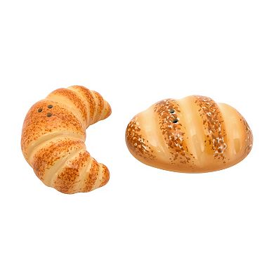 The Big One® Loaf & Croissant Salt and Pepper Shaker Set