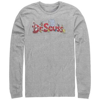 Men's Dr. Seuss Characters Long Sleeve Graphic Tee