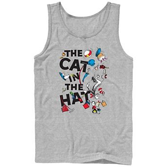 Men's Dr. Seuss The Cat In The Hat Poster Graphic Tank