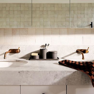 Sabbia - Bathroom Vanity Countertop Tray Kitchen Accessories - 32cm L X 13cm W X 1.5cm H