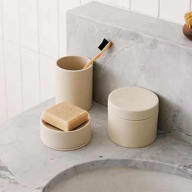 Sabbia Toothbrush Holder Reusable Tumbler Cup Bathroom Accessories - 8.5cm X 10.5cm