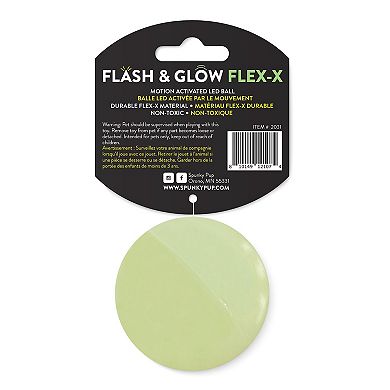 Spunky Pup Flash & Glow Flex-X Led Flashing Ball