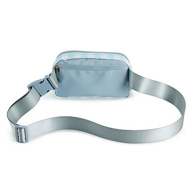 Disney's Winnie the Pooh Checkered Blue Pooh Enamel Badge Fanny Pack