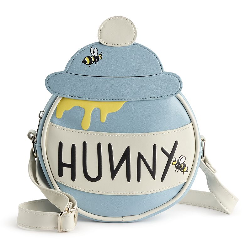 Winnie The Pooh Honey Pot Canteen Crossbody Bag, Blue