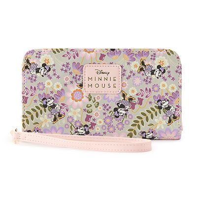 Disney's Minnie Mouse Floral Wristlet