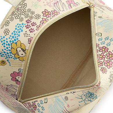 Peanuts Snoopy Cottage Floral Spring All Over Print Mini Backpack