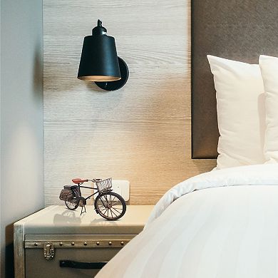 Decorative Metal Model Bicycle With Brown Bags