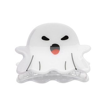 Intimidation Expression Hair Clips for Women 2.36" Length White 1 pc