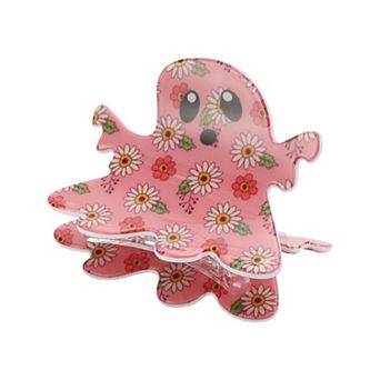 Halloween Funny Style Hair Clips Hairdo Clip for Women 2.95" Length Pink 1 pc