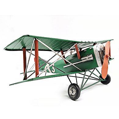 Green Wwi Fighter Model Airplane