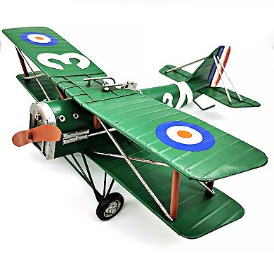Green Wwi Fighter Model Airplane
